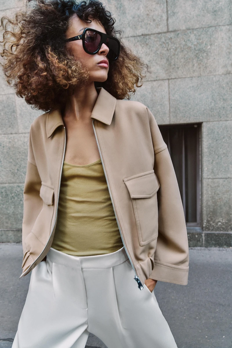 ELASTIC HEM JACKET