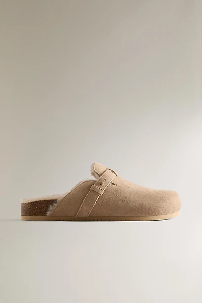 WARM LEATHER CLOGS