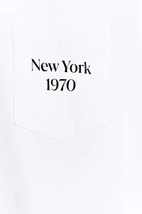 MESSAGE POCKET T-SHIRT