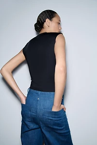 ZW COLLECTION HIGH WAIST WIDE LEG JEANS