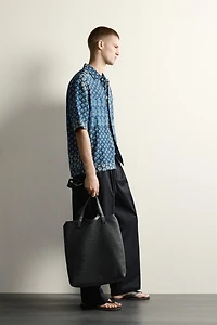CHEMISE RELAXED FIT À IMPRIMÉ PATCHWORK