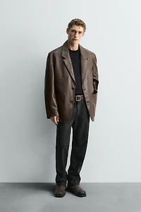 LIMITED EDITION LEATHER BLAZER