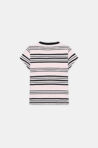 STRIPED BUTTONED TOP