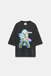 BRITNEY SPEASRS© WASHED EFFECT T-SHIRT