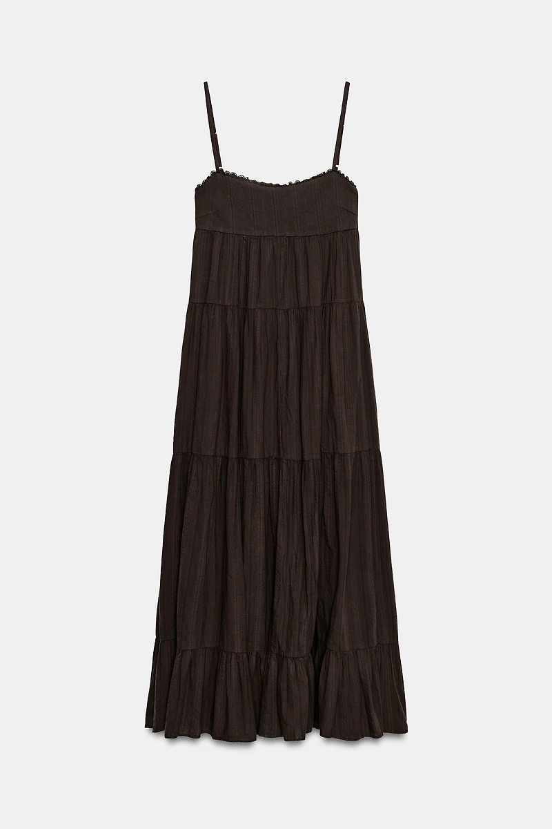 PANELLED LONG DRESS