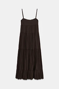PANELLED LONG DRESS
