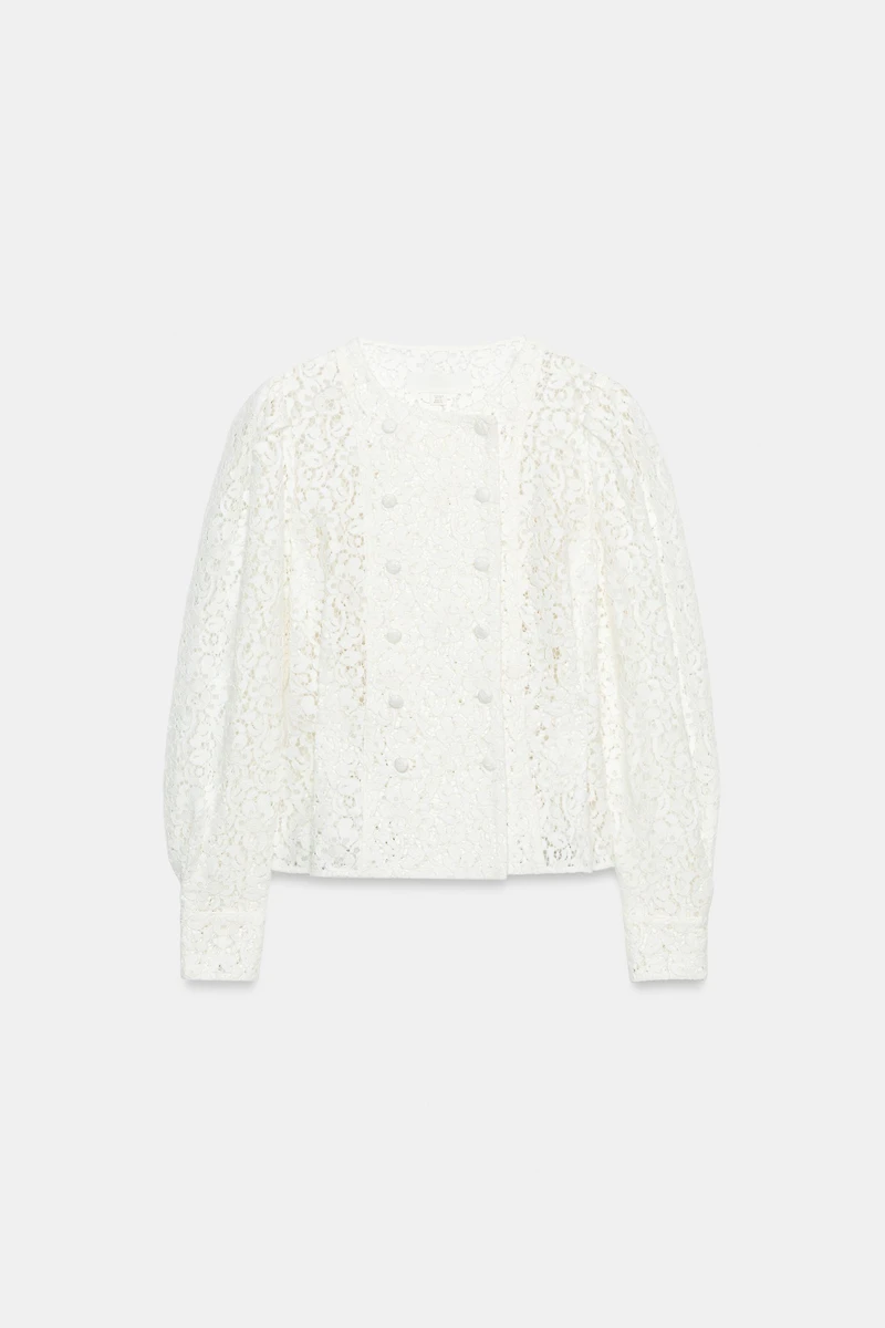 LACE WRAP JACKET