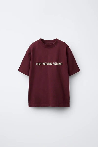 VARSITY RAISED TEXT T-SHIRT