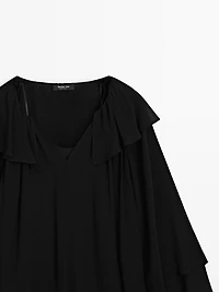 Short ruffled dress