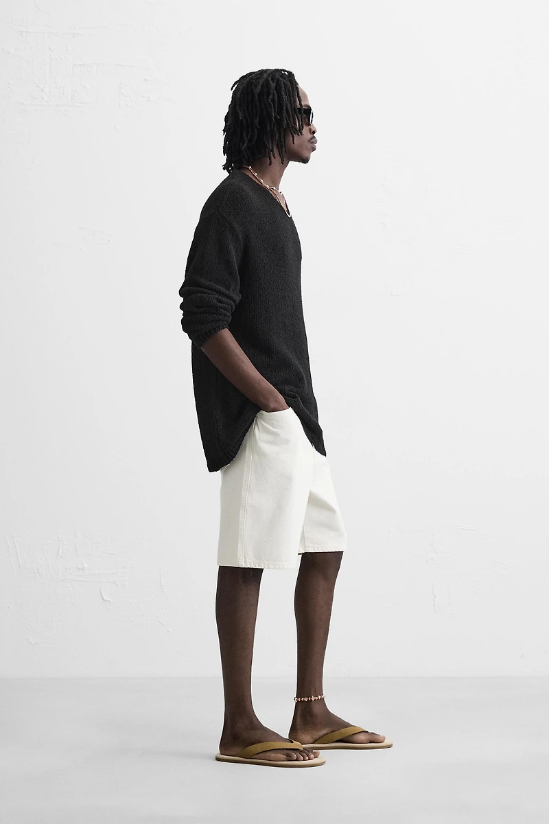 BERMUDA DENIM STRAIGHT FIT