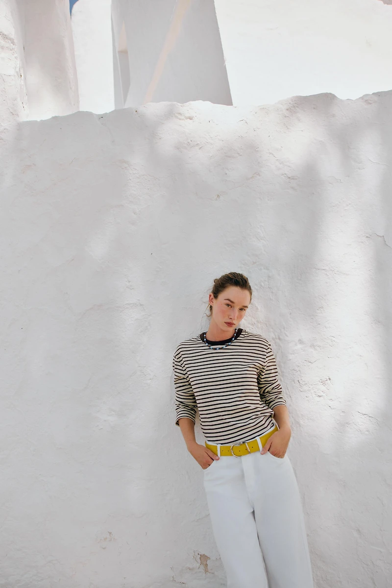 STRIPED LONG SLEEVE T-SHIRT