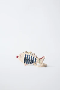 SAC BANDOULIÈRE POISSON EN CROCHET