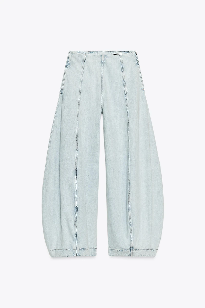 ZW COLLECTION HIGH-WAISTED BALLOON JEANS