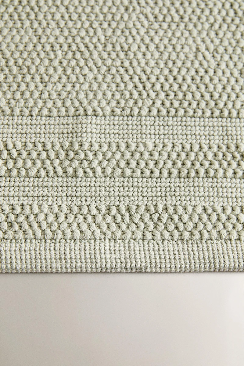NON-SLIP COTTON BATH MAT