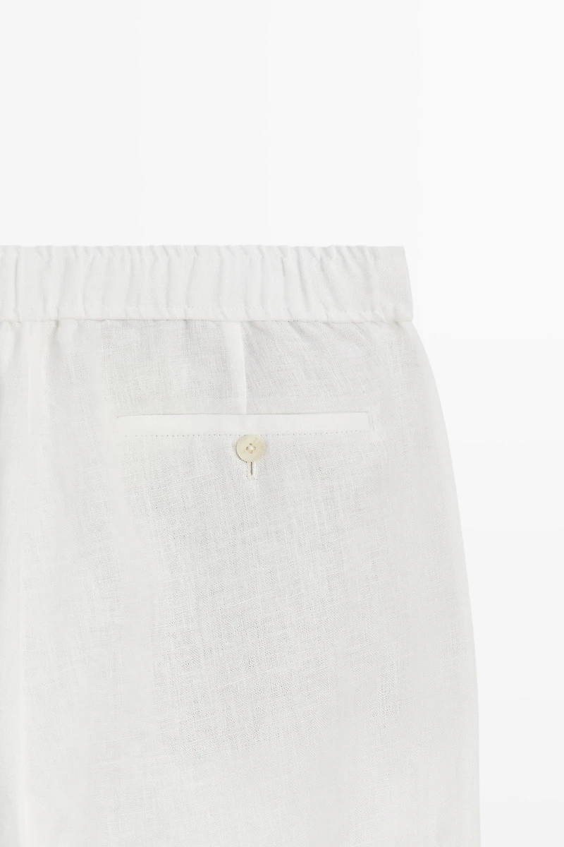 Pantalon jogging 100 % lin