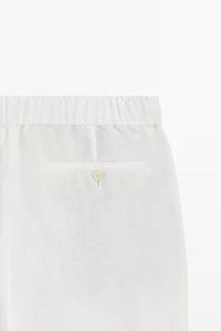Pantalon jogging 100 % lin