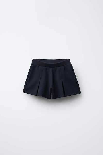 JUPE-SHORT BERMUDA PLIS