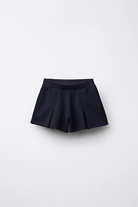 JUPE-SHORT BERMUDA PLIS