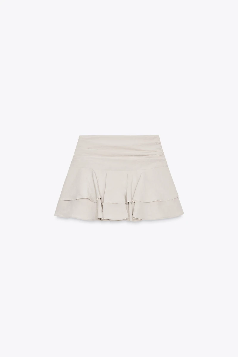 RUFFLE SKORT