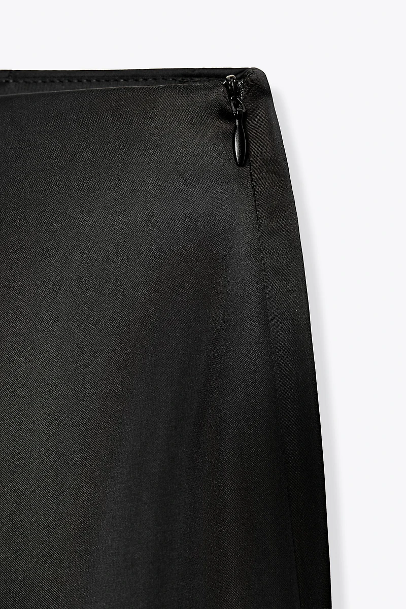 HIGH-WAISTED SATIN PANTS