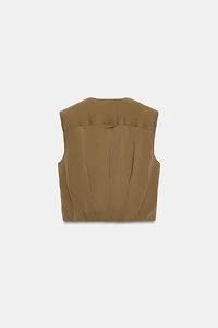 PUFFER VEST WITH ZIPPERS