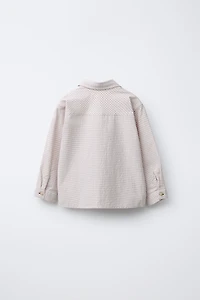 CHEMISE À POCHE CARREAUX VICHY