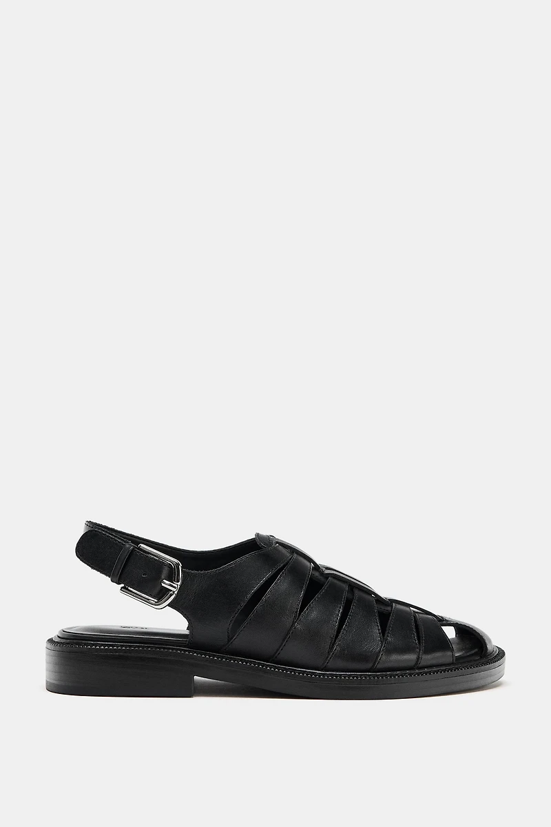 SALOMÉS DÉCOLLETÉES EN CUIR
