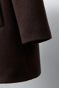 LONG WOOL AND CASHMERE COAT