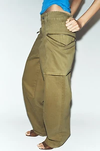 JEAN Z1975 CARGO TAILLE NORMALE FERMETURES ÉCLAIR