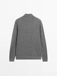 100% cashmere knit cardigan