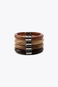 LOT DE 4 BRACELETS ARTICULÉS