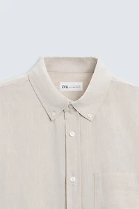 CHEMISE EN LIN ET COTON