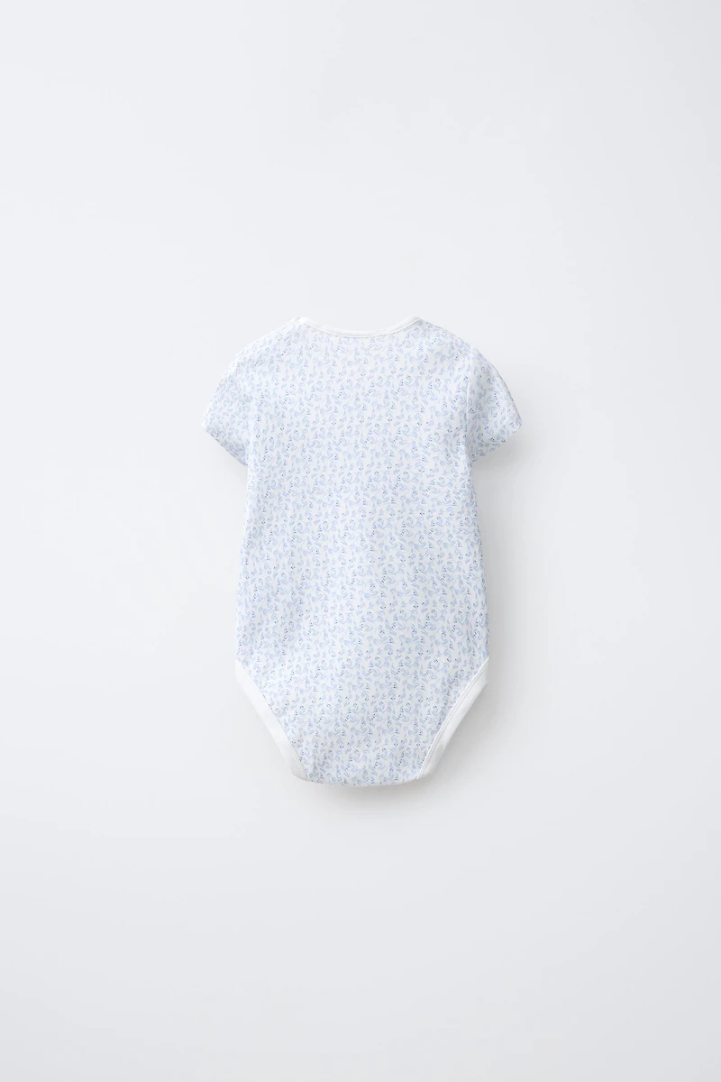 FIVE-PACK LEMON SHORT SLEEVE BODYSUITS