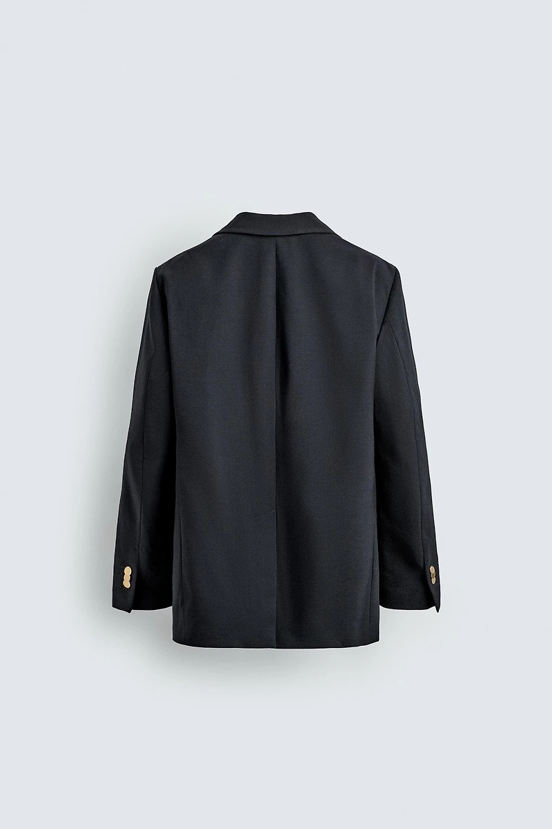 BLAZER CROISÉ 100% LAINE AARON LEVINE X ZARA