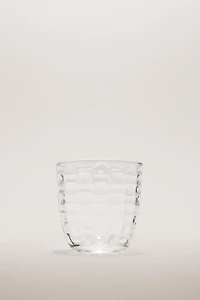 RAISED SQUARE-EFFECT TUMBLER
