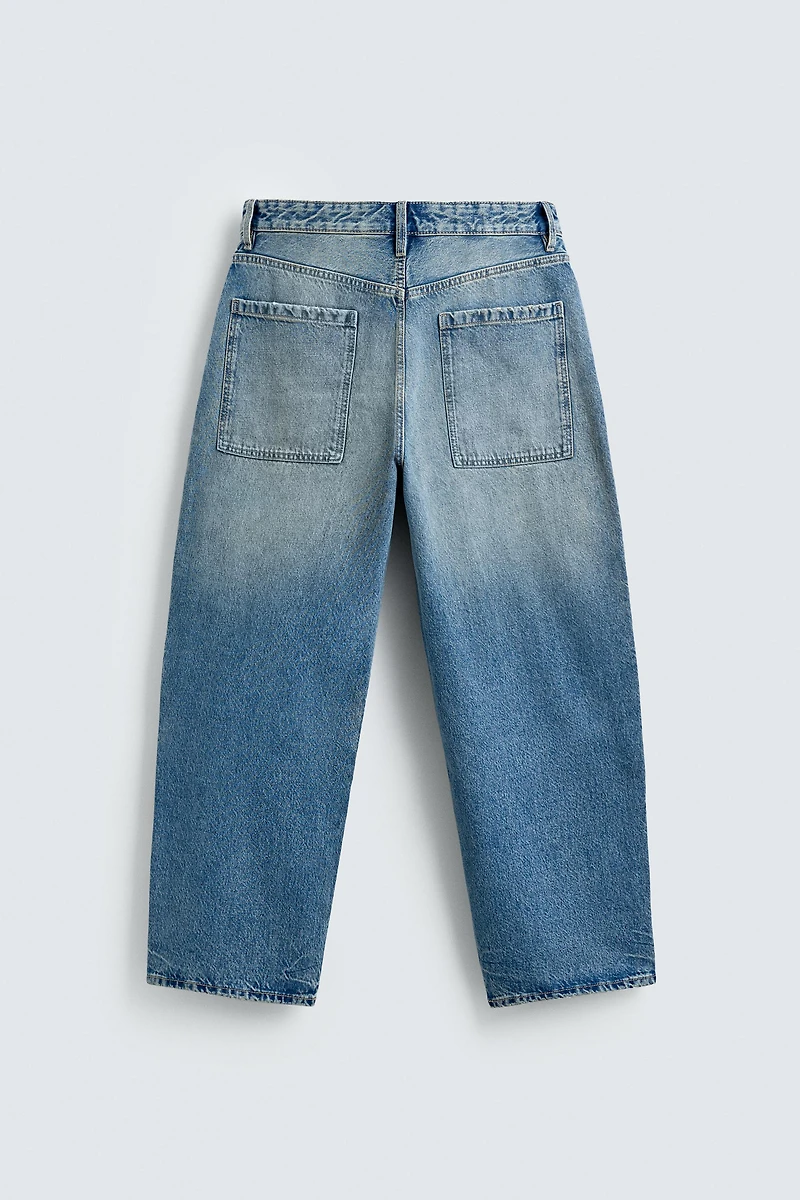 TAPERED WIDE FIT JEANS