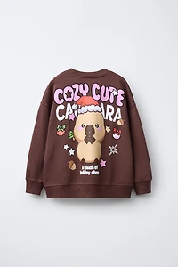CAPYBARA CAPYFUN © PRINTED SWEATSHIRT