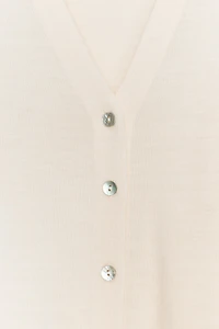 GILET 100 % LAINE COL EN V