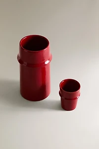 VASE RELIEF FINITION LAQUÉE
