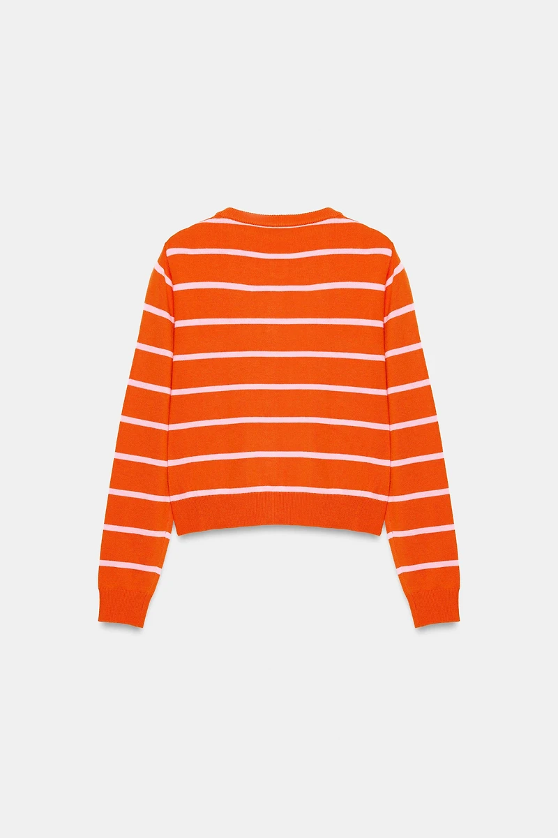 STRIPED CARDIGAN