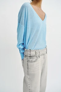 Z1975 LOW RISE STRAIGHT LEG JEANS WITH BELT