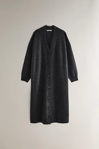 LONG CASHMERE CARDIGAN