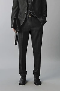 PINSTRIPE SUIT PANTS
