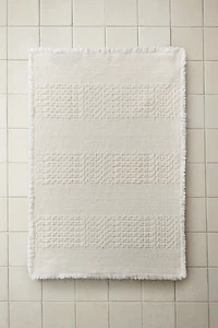 RAW-EDGE BATH MAT