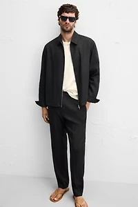 100% LINEN OVERSHIRT
