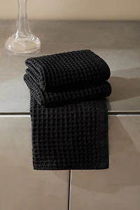 WAFFLE COTTON HAND TOWEL (PACK OF 3)