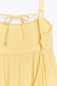 OPEN BACK PANEL DRESS