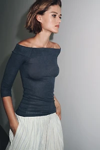 T-SHIRT COL BATEAU