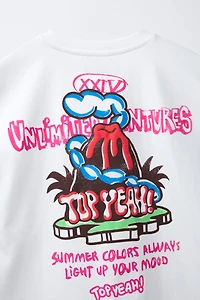 VOLCANO PRINT T-SHIRT