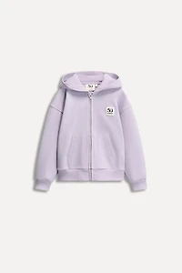 6 YEARS/ 50TH ANNIVERSARY LABEL ZIP-UP SWEATSHIRT